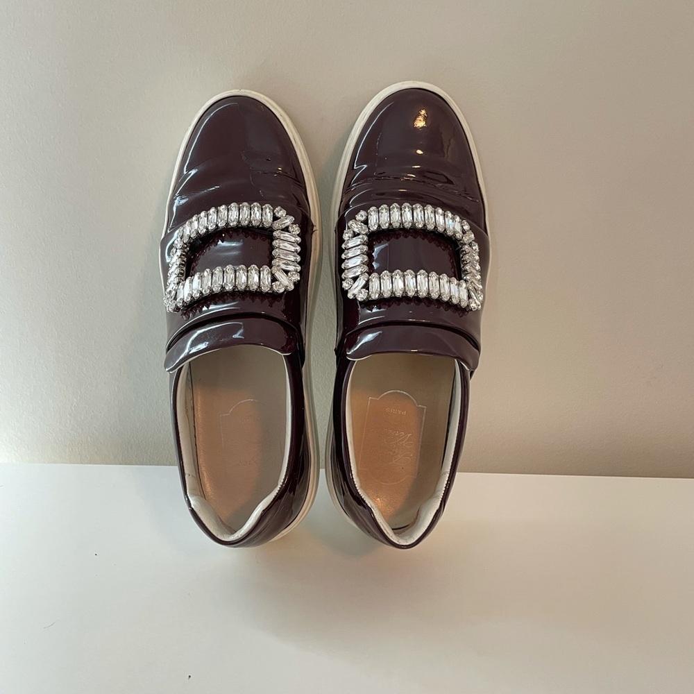 Roger Vivier strass patent leather sneaker size 37 - Picture 6 of 11
